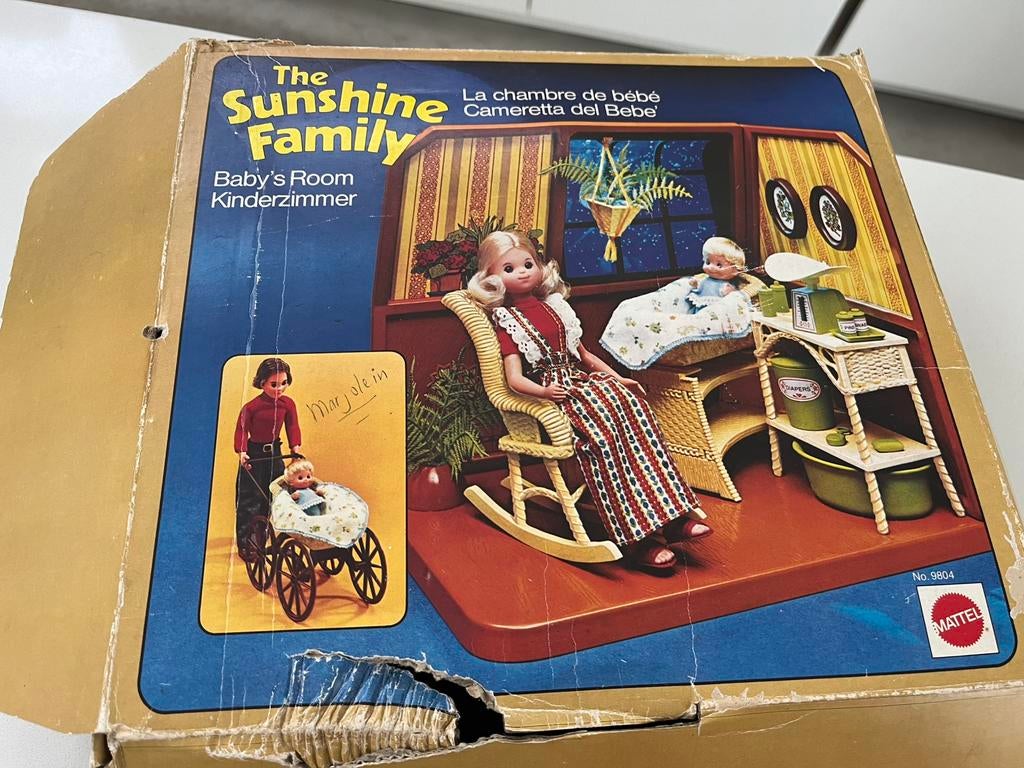 Vintage Mattel jaren 70  The sunshine family, Ophalen of Verzenden, Meer dan 50 stukjes, Zo goed als nieuw