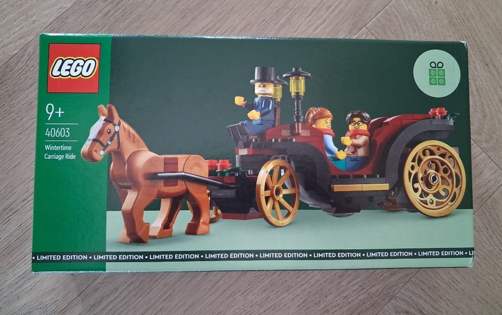 LEGO 40603 Winter Village: Winterse Koetstocht, Kinderen en Baby's, Speelgoed | Duplo en Lego, Overige thema's, Lego, Nieuw, Ophalen of Verzenden