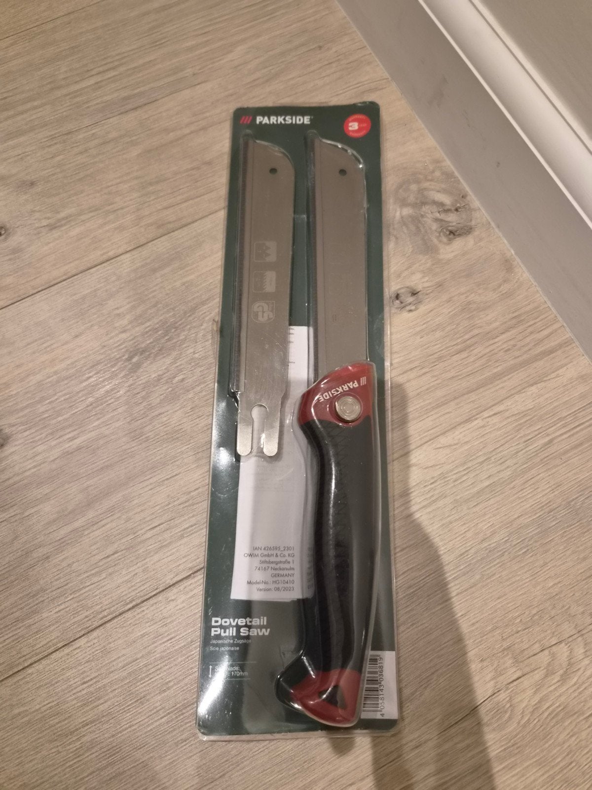 Parkside Dovetail Pull Saw - Nieuw in verpakking, Doe-het-zelf en Verbouw, Ophalen, Nieuw, Overige typen, Parkside