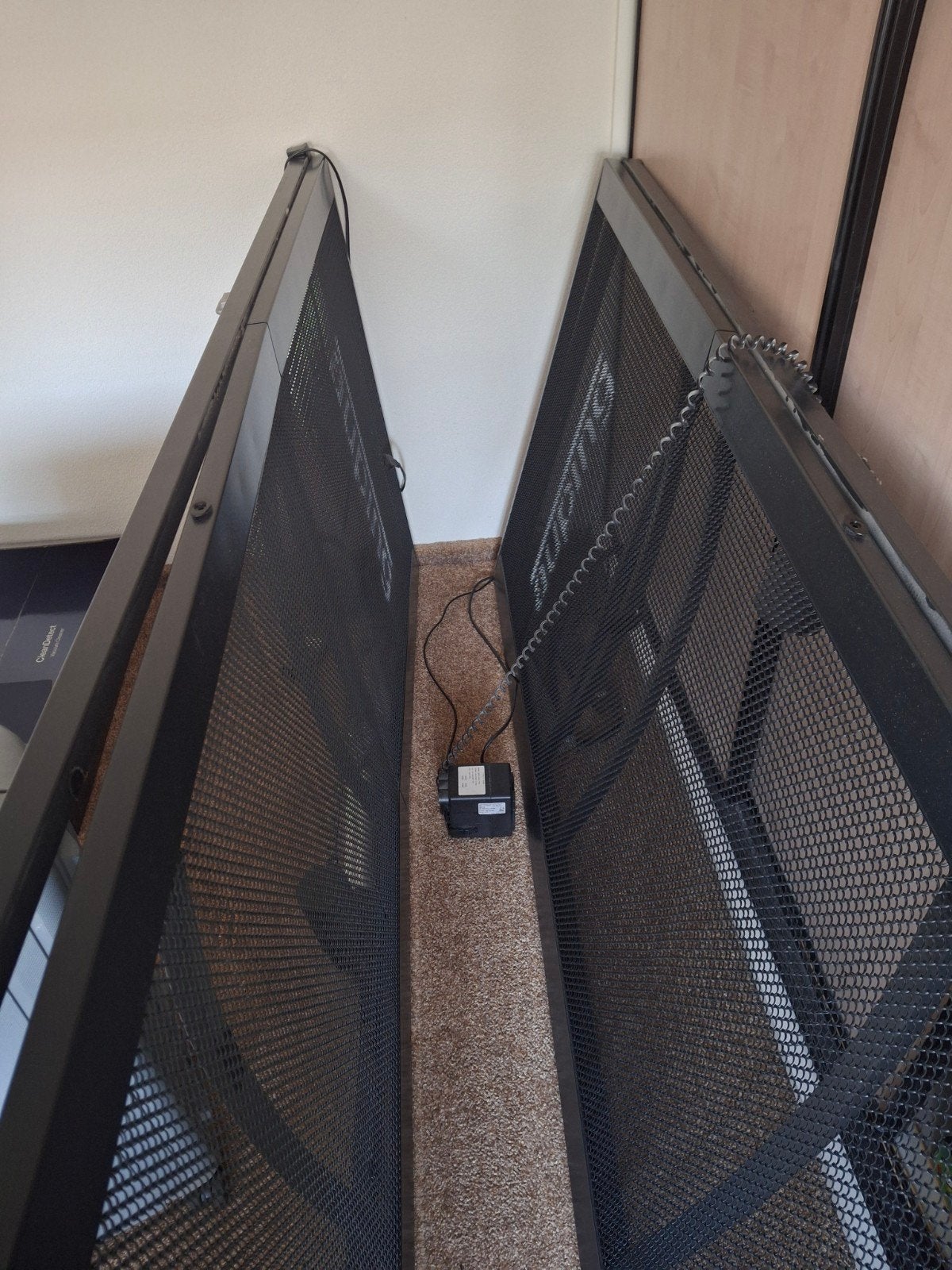 2 elektriche auping spiraal bedden 90 x210, Ophalen, Verstelbaar, 90 cm, Eenpersoons