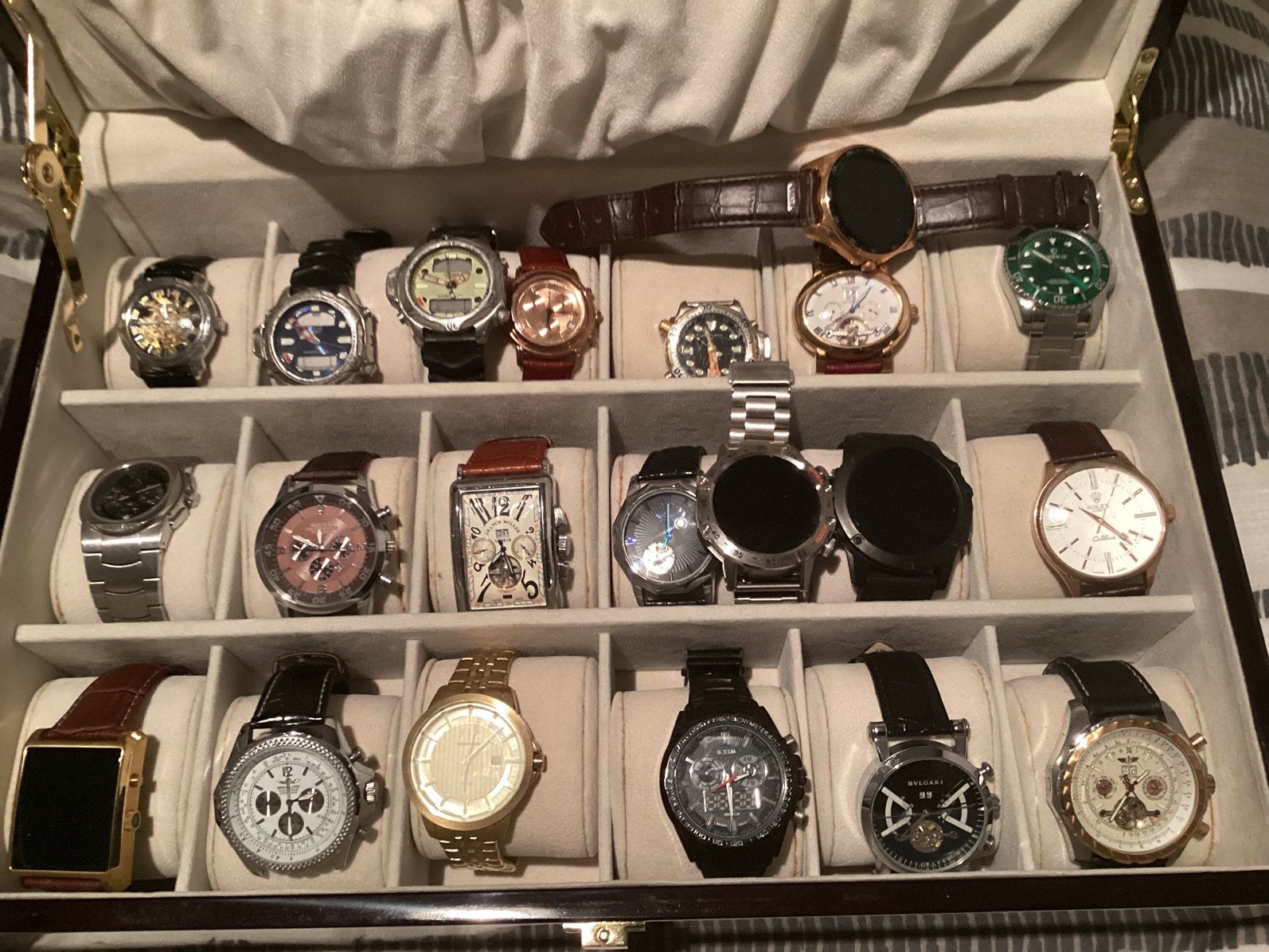Verzameling horloges van alles wat in zeer goede staat, Ophalen of Verzenden, Zo goed als nieuw, Overige merken