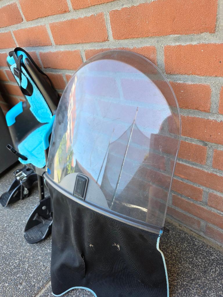 Fiets kinderzitje met scherm, Ophalen, Gebruikt