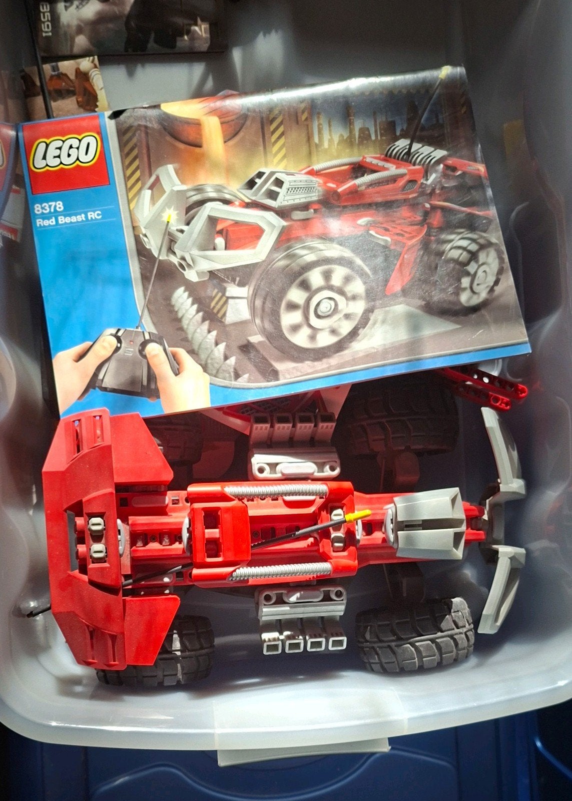 red beast RC Lego 8378 met afstandbediening, Ophalen