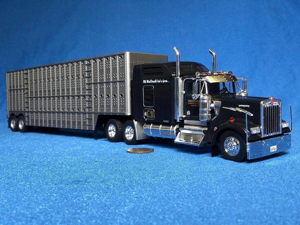Kenworth W900 & Wilson veetrailer McDonald! Nieuw&doos!KIJK!, Hobby en Vrije tijd, Modelauto's | 1:50, Ophalen of Verzenden, Nieuw
