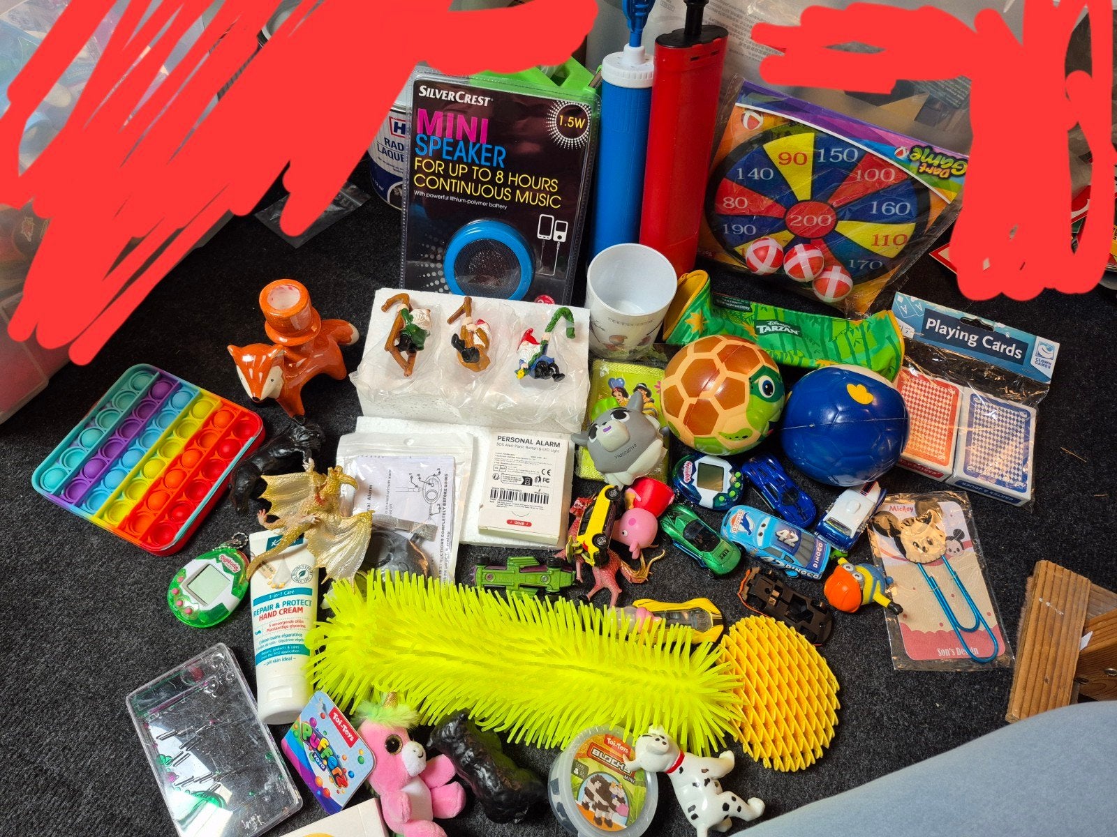 Pakket rommelmarkt spullen nieuw & 2de hands met name kind, Ophalen of Verzenden, Nieuw