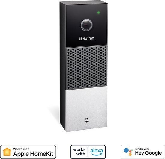 Netatmo Smart Video Doorbell, Verzenden, Ingebouwde camera, Gebruikt, Bedraad