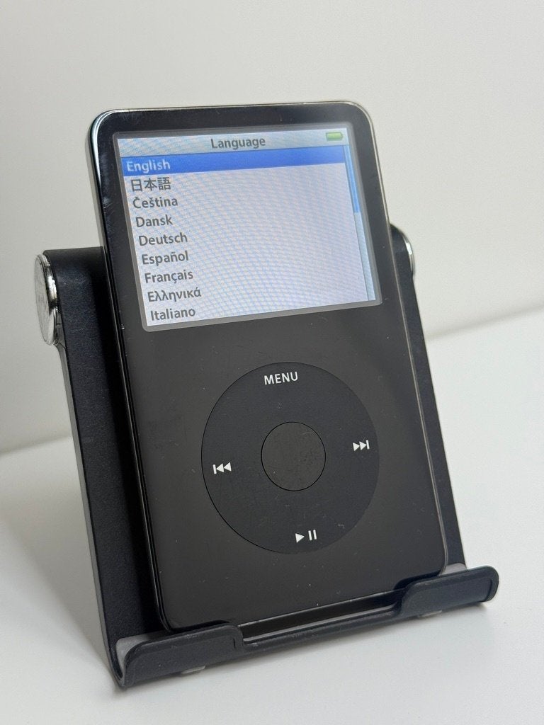 Apple iPod Classic 5.5 30GB Wolfson DAC, Gebruikt, Classic, Zwart, Ophalen of Verzenden