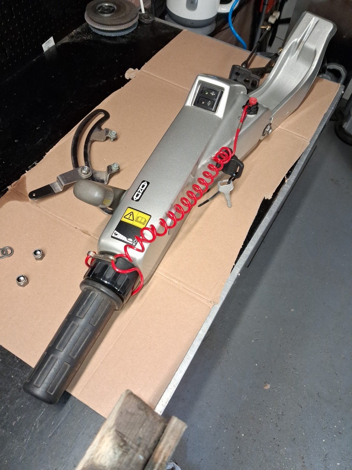 Stuurknuppel  / BigTiller Honda 50 pk, Ophalen, Zo goed als nieuw, Motor en Techniek