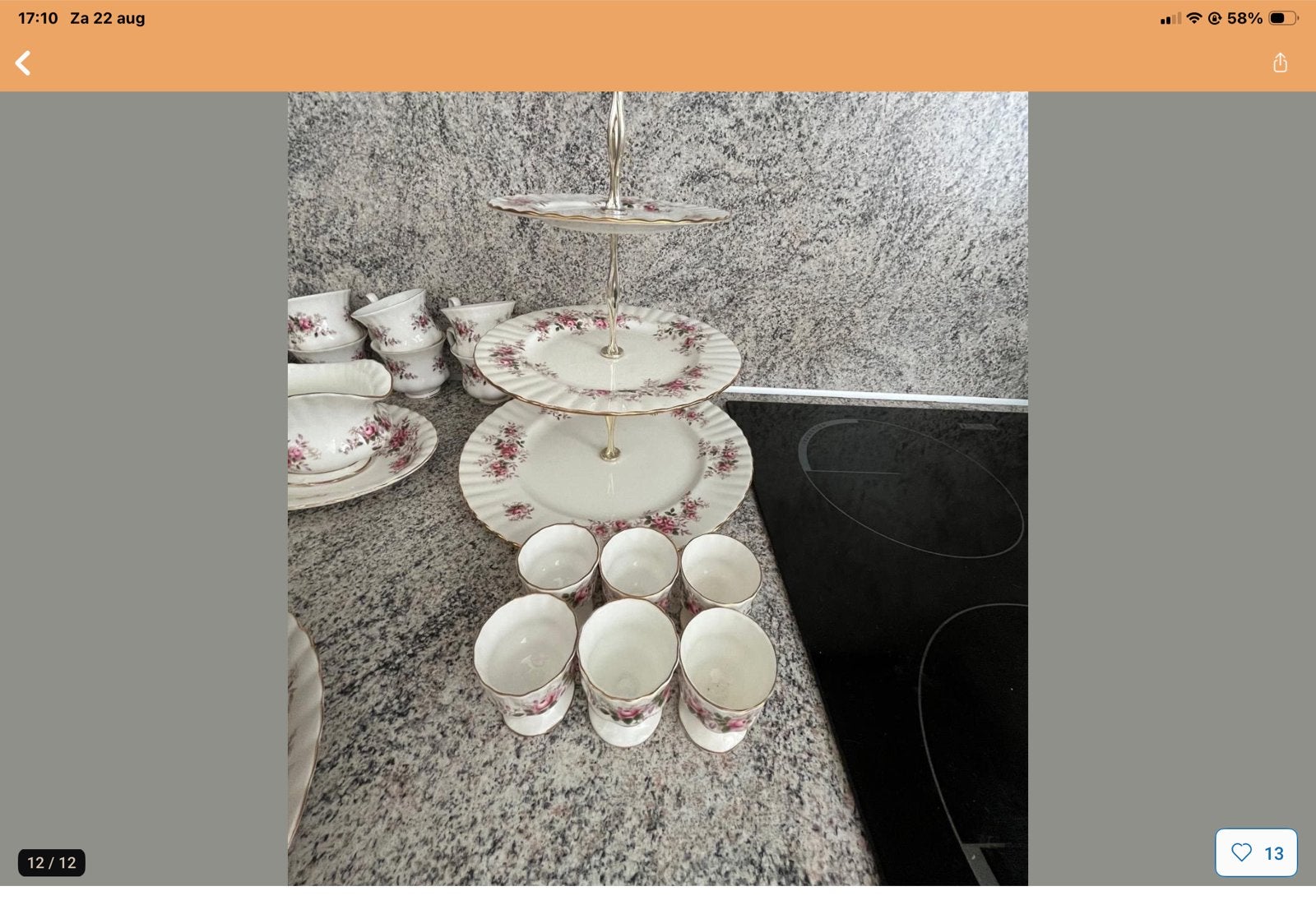 Prachtig compleet servies van royal albert porselein, Ophalen, Overige merken, Vintage, Zo goed als nieuw