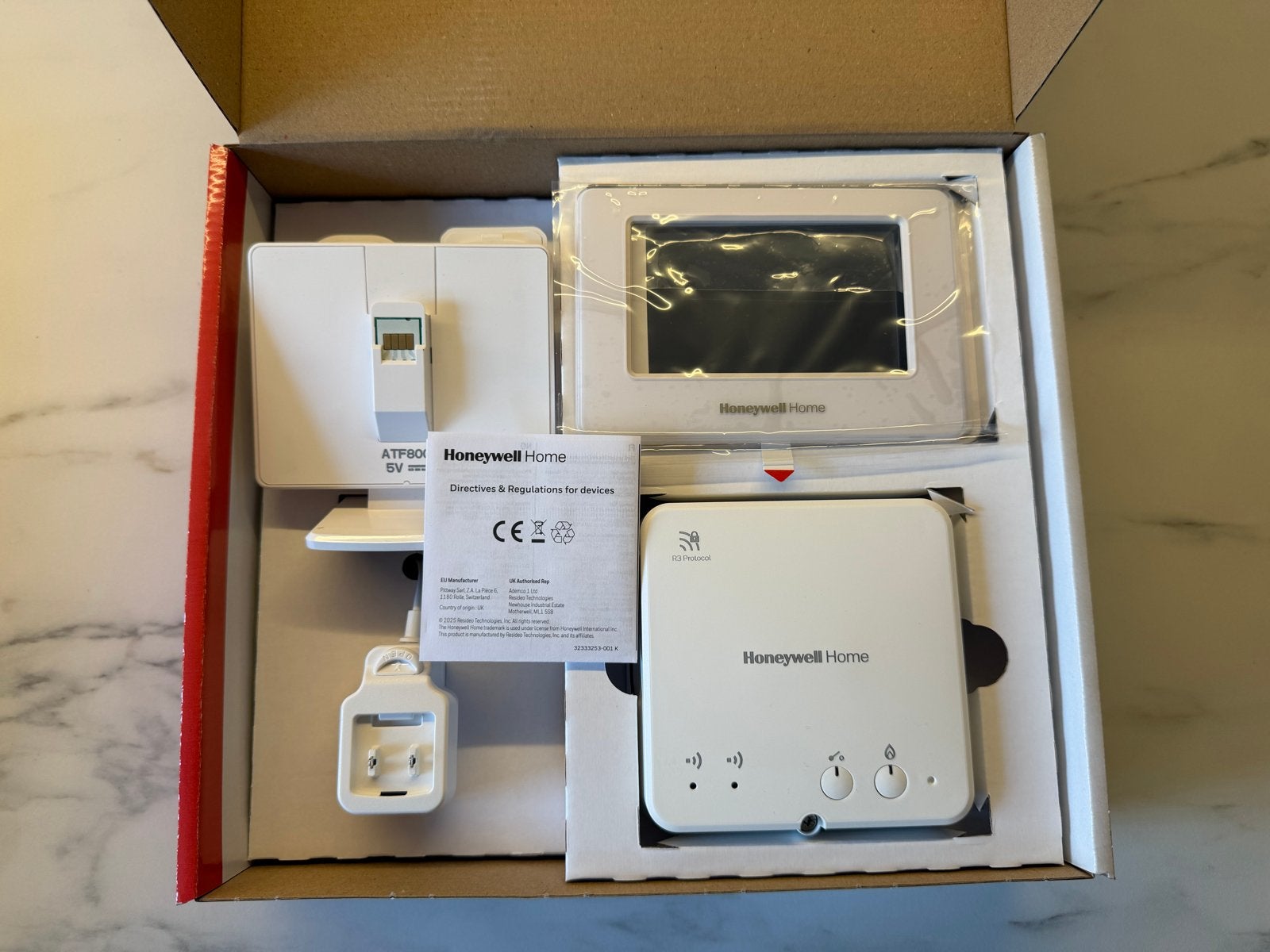Honeywell Smart Systeem en Radiatorregelaars, Thermostaat, Minder dan 30 cm, Verzenden, Nieuw