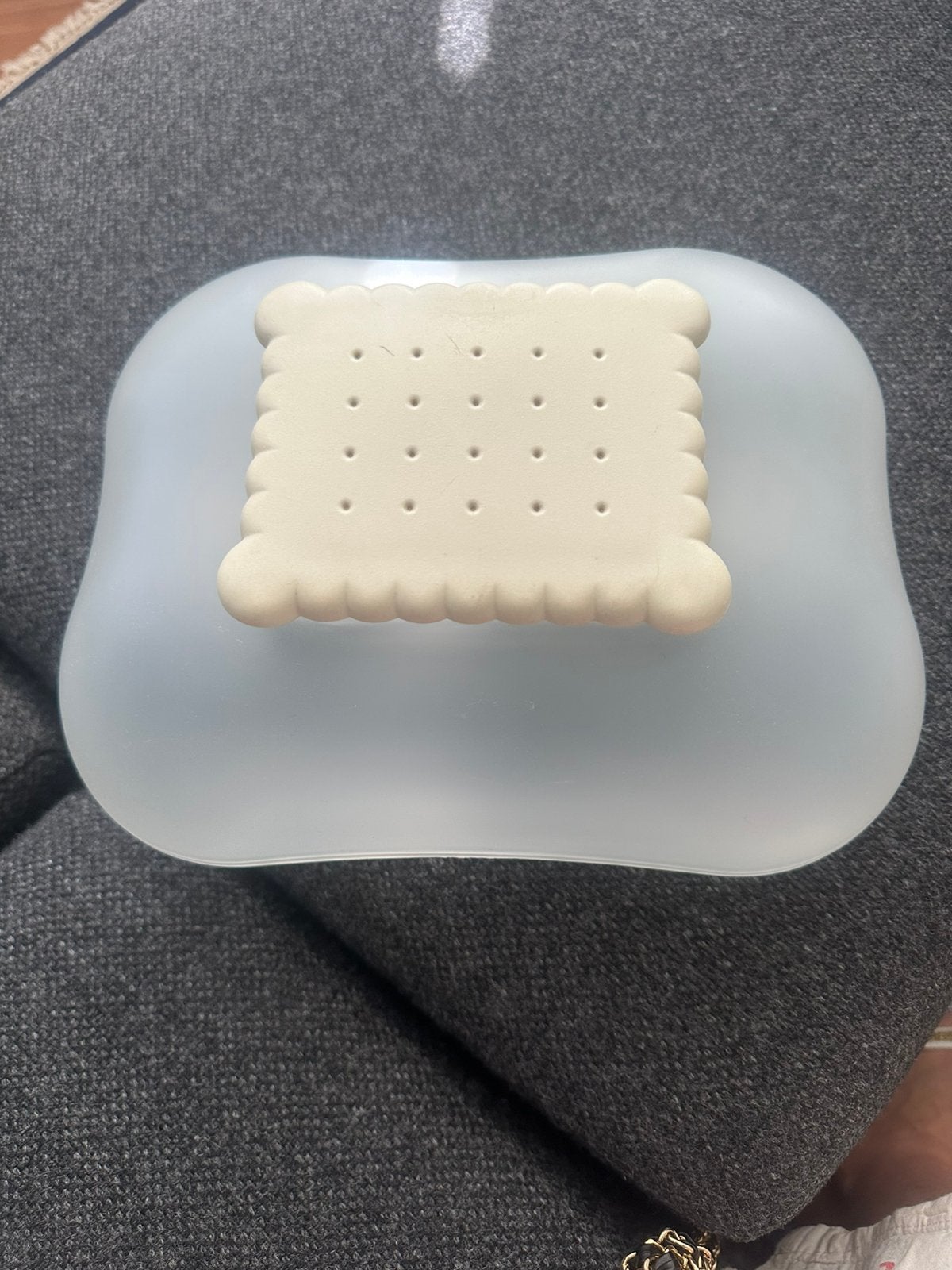 Alessi Mary biscuit koektrommel, Ophalen of Verzenden, Gebruikt, Wit, Overige typen