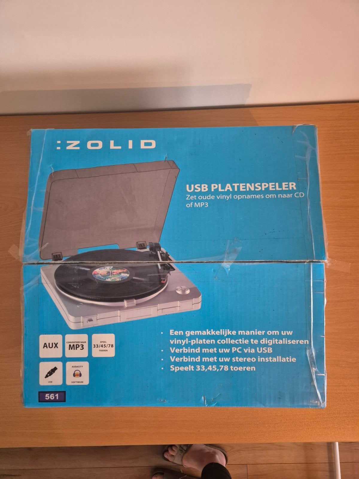 Zolid USB Platenspeler - Digitaliseer je Vinyl Collectie, Overige merken, Nieuw, Ophalen of Verzenden, USB-aansluiting