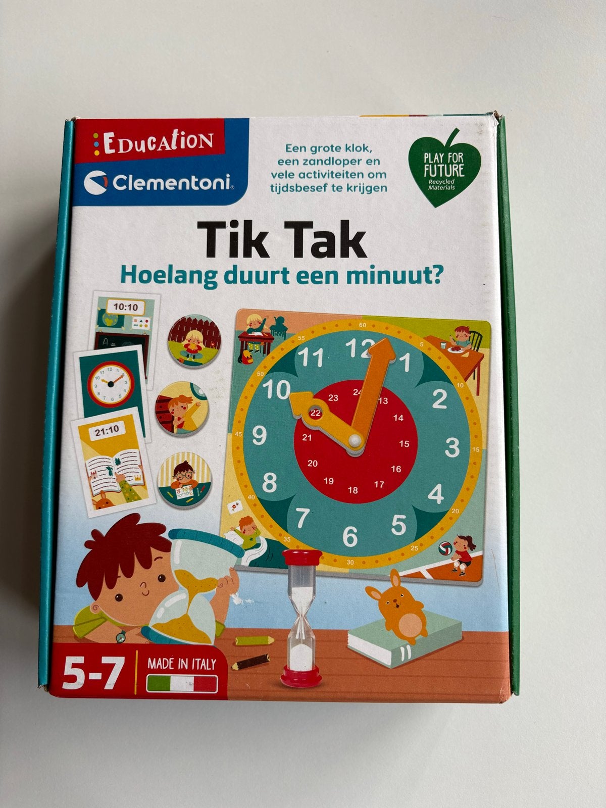 Clementoni Tik Tak: Hoelang duurt een minuut? Educatief spel, Ophalen of Verzenden, Zo goed als nieuw, Rekenen