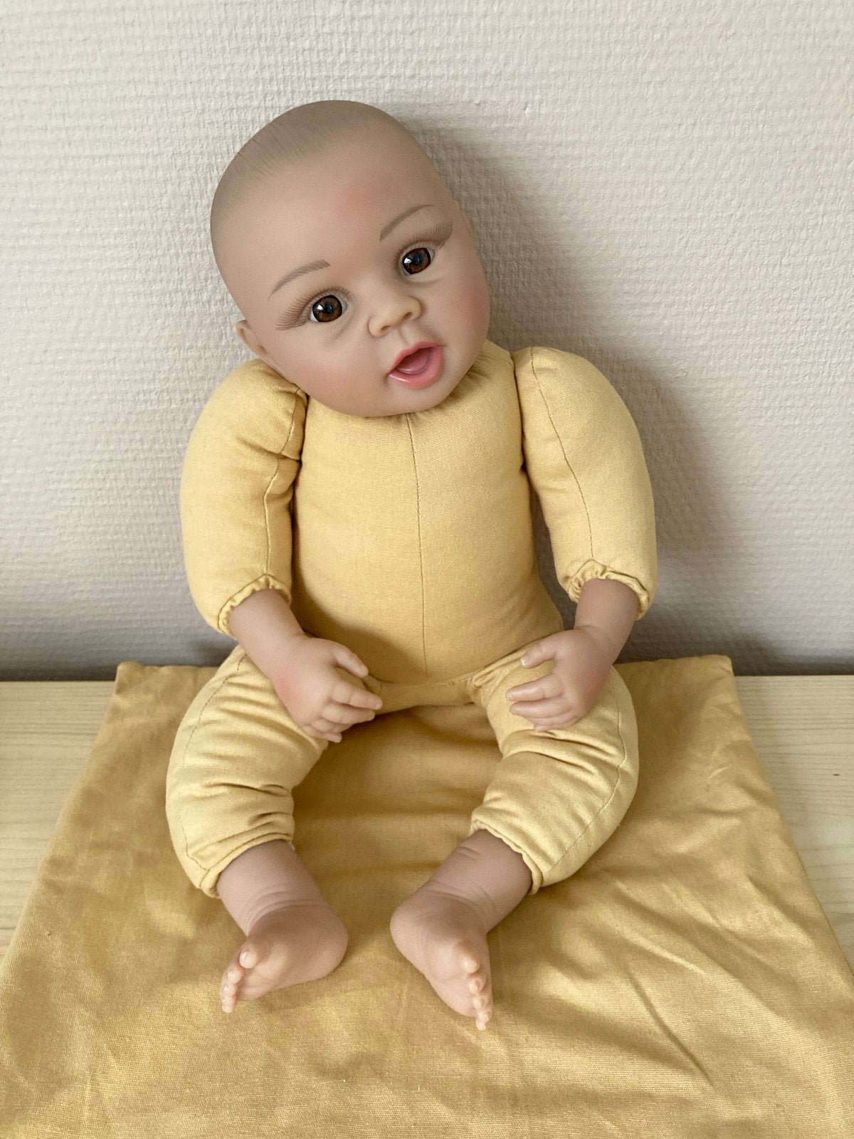 Hopppediz Babypop met kleding - Zo goed als nieuw, Ophalen, Zo goed als nieuw, Babypop