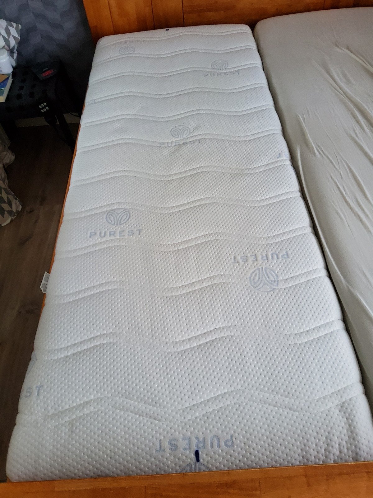GRATIS 1 persoons latex matras (medium) 80 x 200 cm, Ophalen, Gebruikt, Eenpersoons, 80 cm
