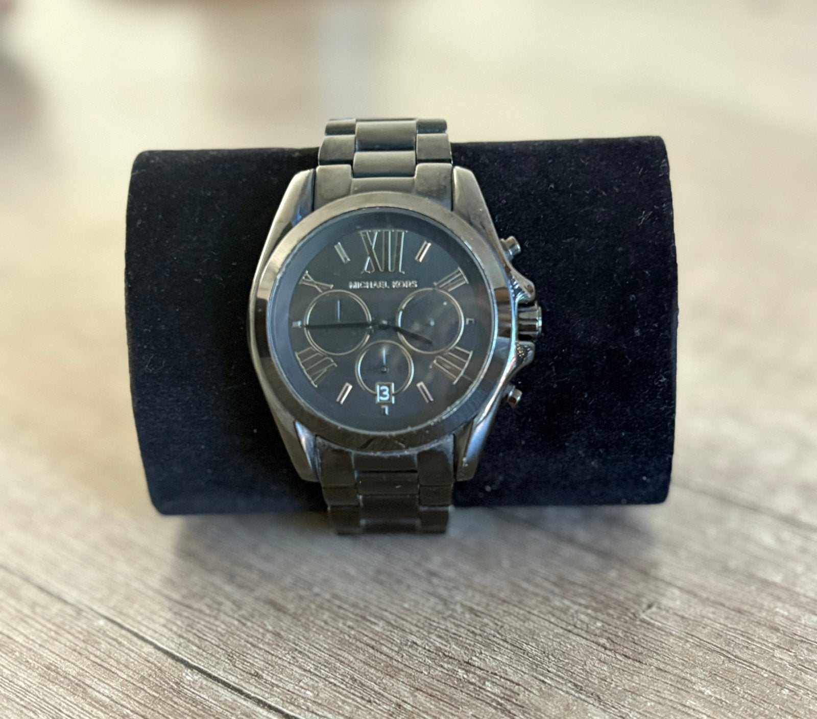Micheal Kors horloge - Heren zwart RVS, Overige merken, Staal, Gebruikt, Staal