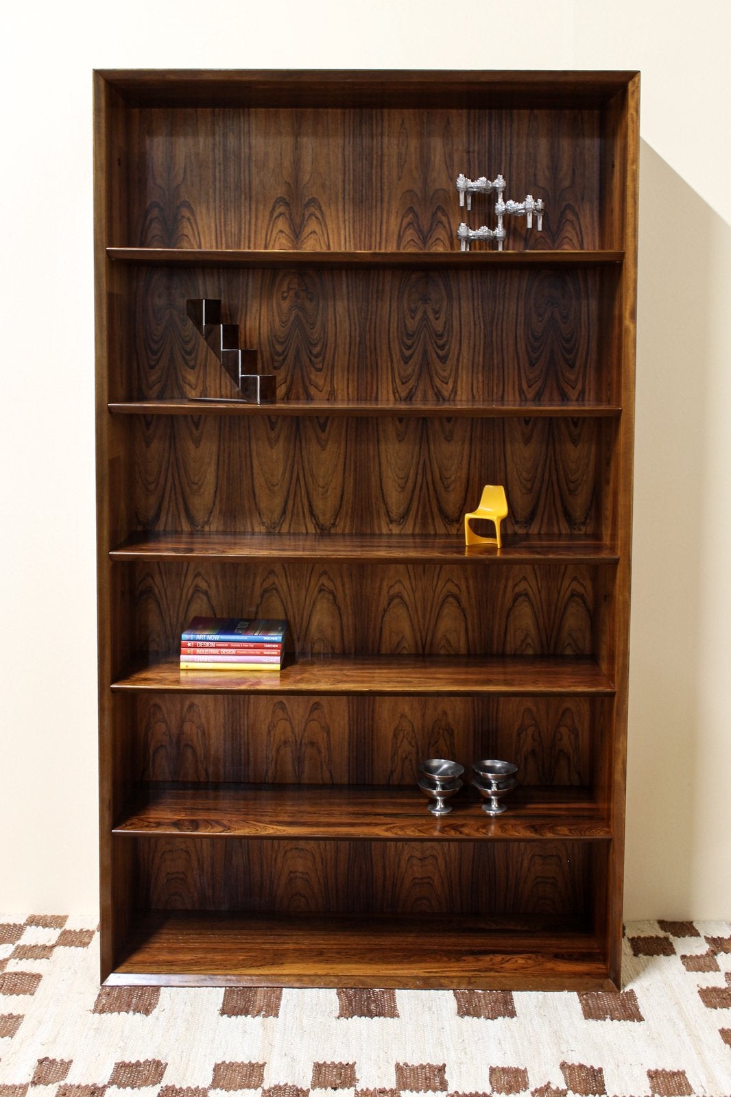 Vintage | Deens design | palissander | rosewood | boekenkast, Ophalen, Met plank(en), Gebruikt, 50 tot 100 cm