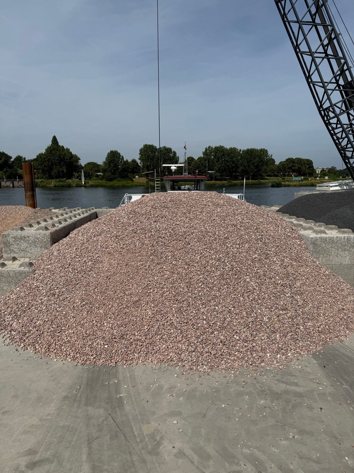 Irish Red Split - 0,5m3, 1m3 bigbag of losgestort, Overige materialen, Nieuw, Ophalen of Verzenden, Split