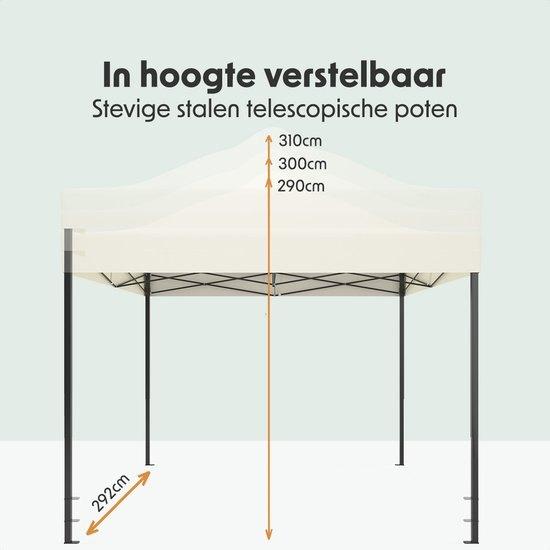 Te huur: Partytent 3x3 of 3x4 (met of zonder zijkanten), Ophalen of Verzenden, Zo goed als nieuw, Overige