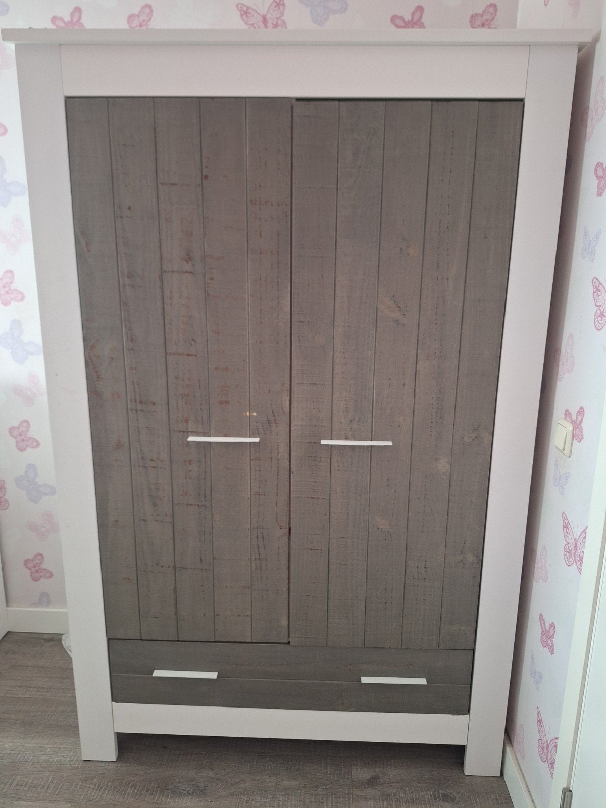 Kledingkast kinderkamer met la en hangruimte, Huis en Inrichting, Kasten | Kledingkasten, Gebruikt, 150 tot 200 cm, 100 tot 150 cm