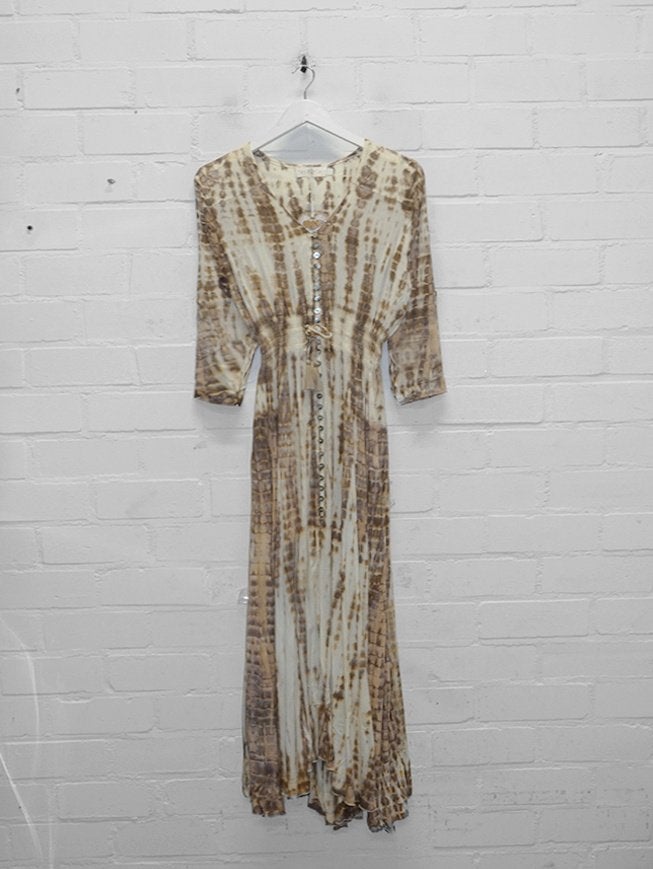 Hot Lava - Prachtige maxi Jurk maat S - Nieuw €159,95, Verzenden, Beige, Hot Lava, Nieuw