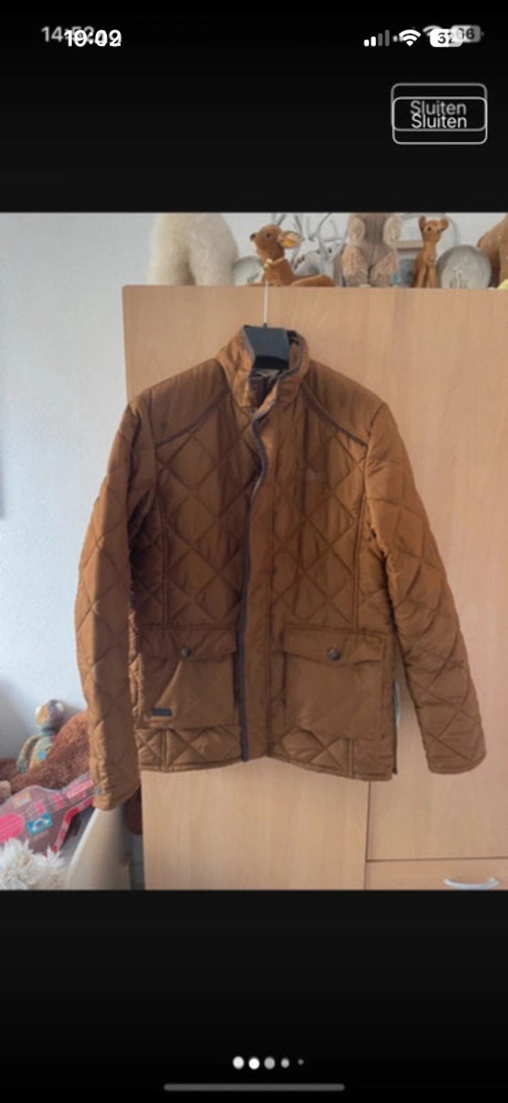 Jas parka, Ophalen of Verzenden, Zo goed als nieuw, Maat 48/50 (M), Blauw