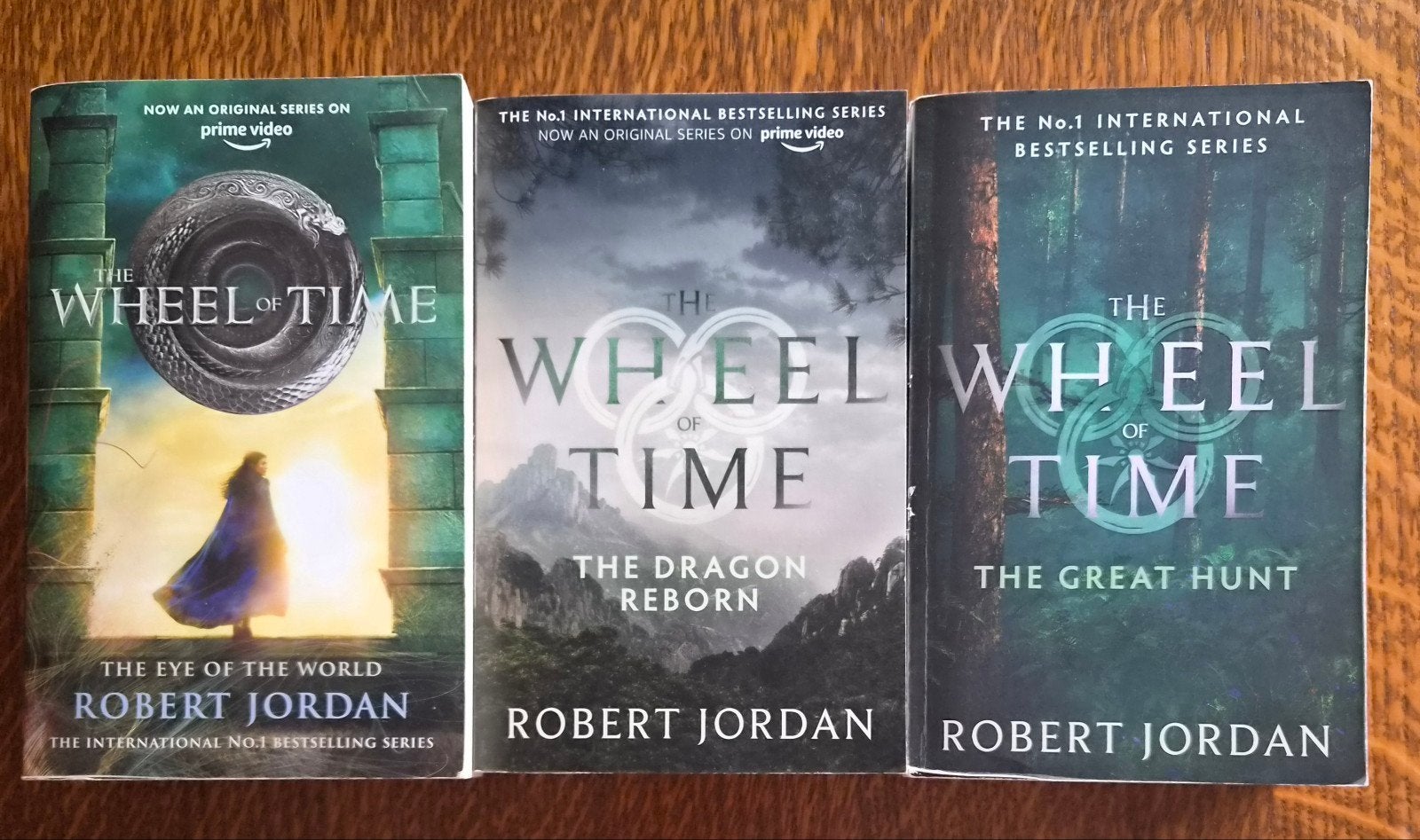 The Wheel of Time - Boeken 1, 2 en 3 (Engels), Boeken, Ophalen of Verzenden, Gelezen, Robert Jordan, Fictie