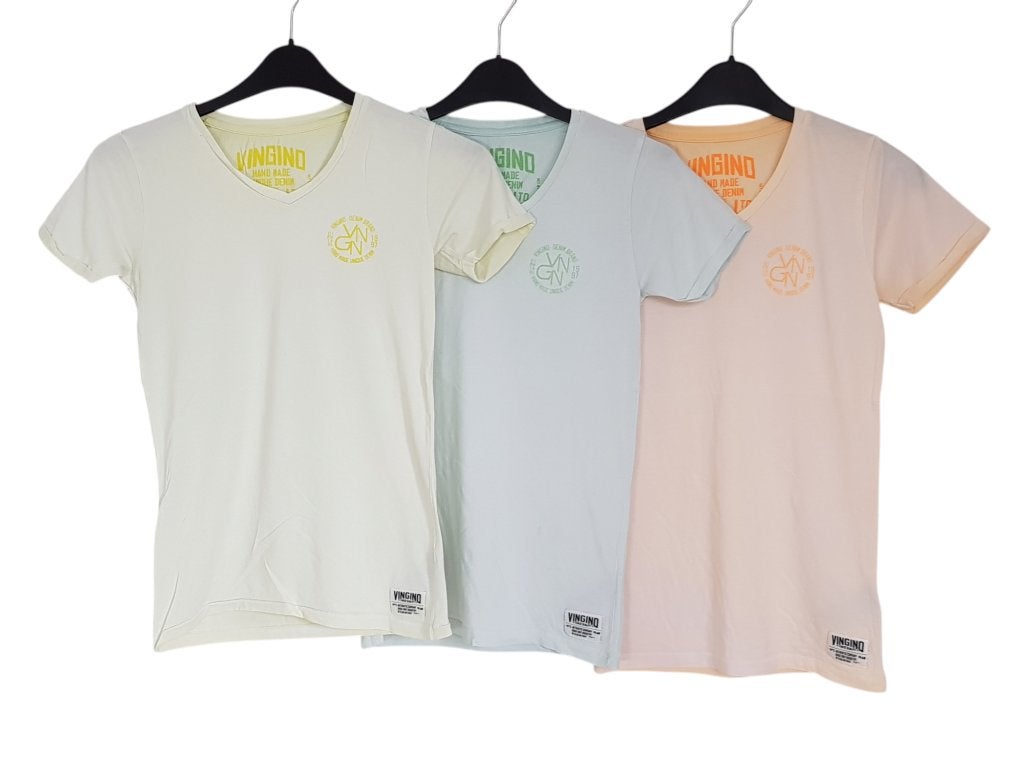 3 stoere VINGINO stretch shirts Hendrik maat 12/152., Kinderen en Baby's, Kinderkleding | Maat 152, Verzenden, Zo goed als nieuw