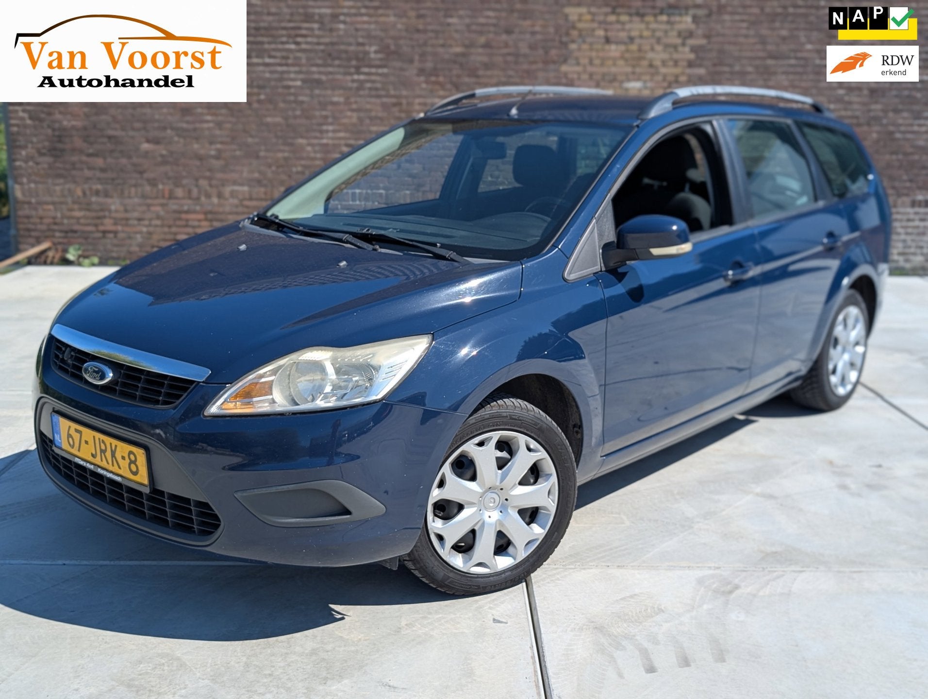 Ford Focus Wagon 1.8 Trend airco nette auto !, Auto's, 125 pk, Gebruikt, 4 cilinders, Blauw