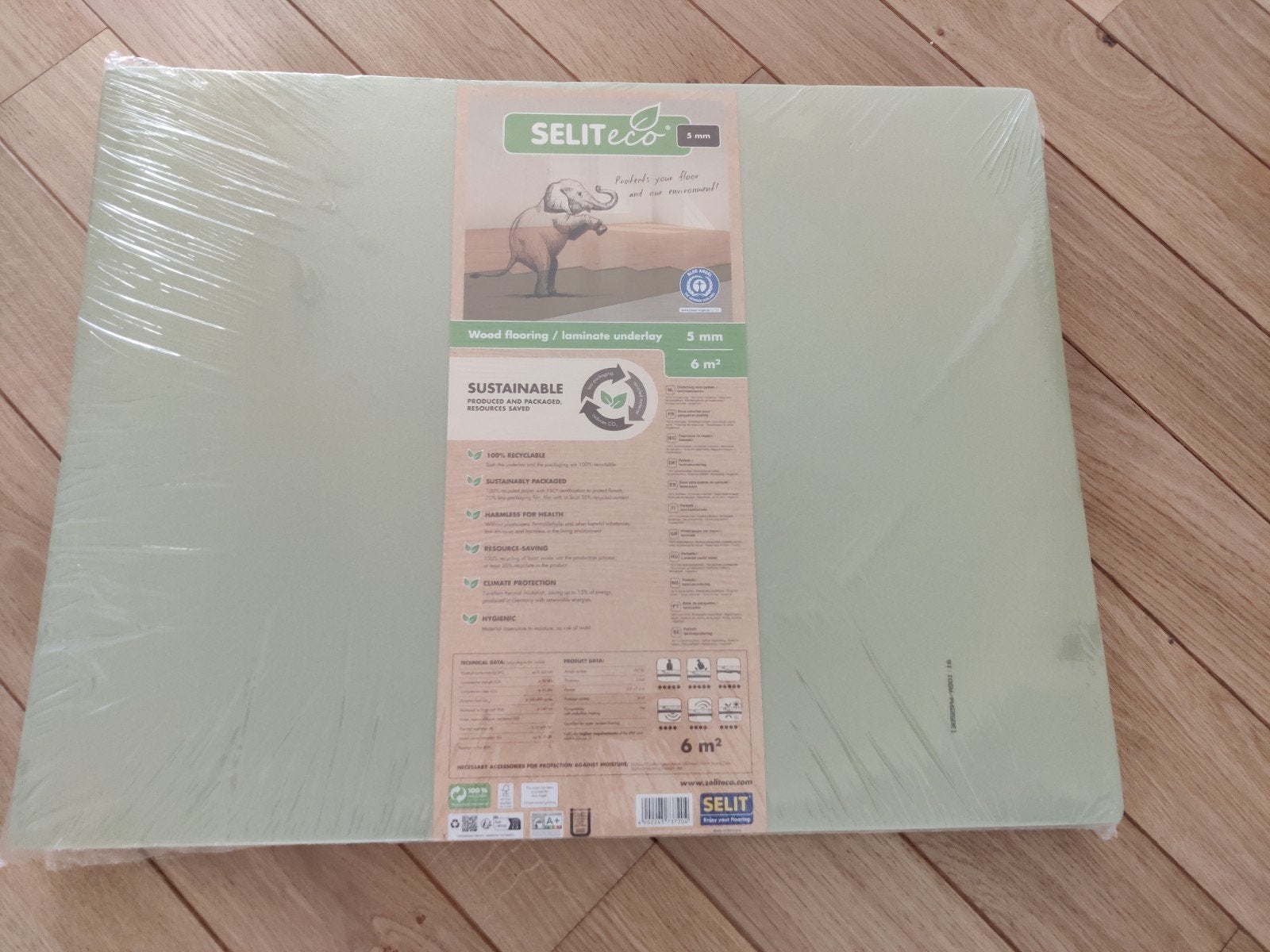 SELITeco 5mm ondervloer voor laminaat/parket - 6m², Ophalen, Overige materialen, 30 cm of meer, 50 tot 150 cm