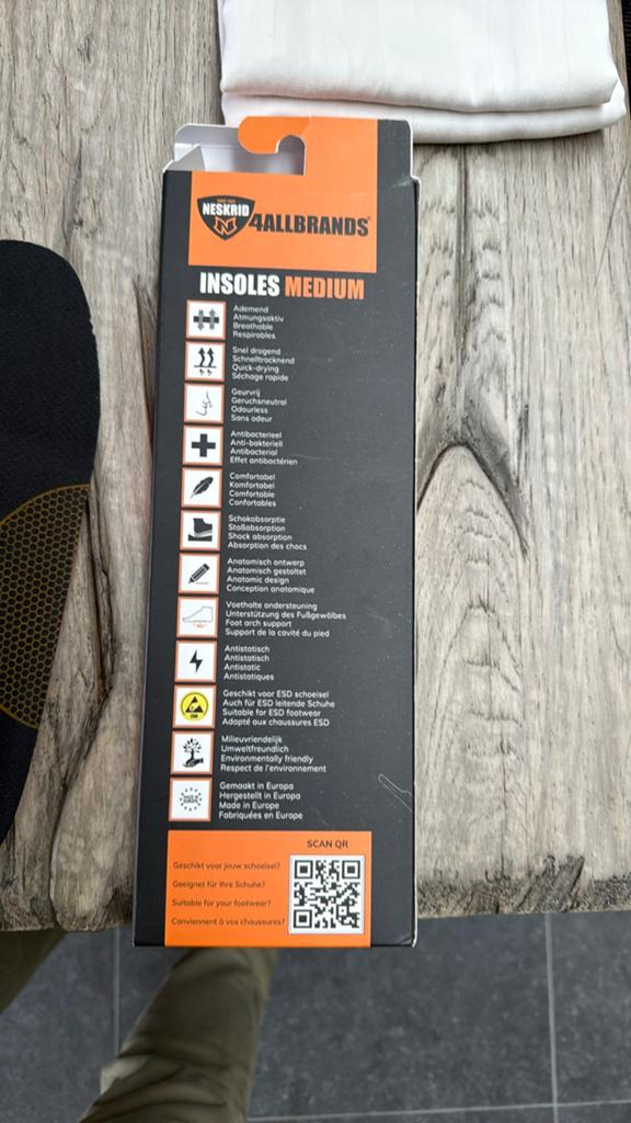 Neskrid Inlegzolen Medium Maat 42 (nieuw), Ophalen of Verzenden, Nieuw, Overige typen