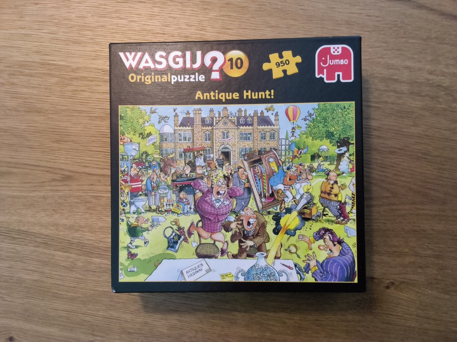 Wasgij?10 Originalpuzzle Antique Hunt!, Ophalen, 500 t/m 1500 stukjes, Zo goed als nieuw, Legpuzzel