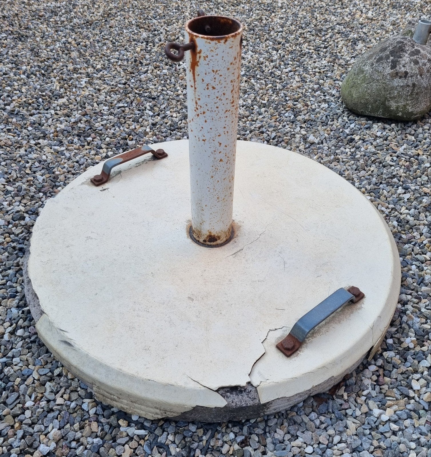 Gebruikte parasolvoet van beton 70 cm, Ophalen, Gebruikt, Minder dan 1 meter, Parasolvoet