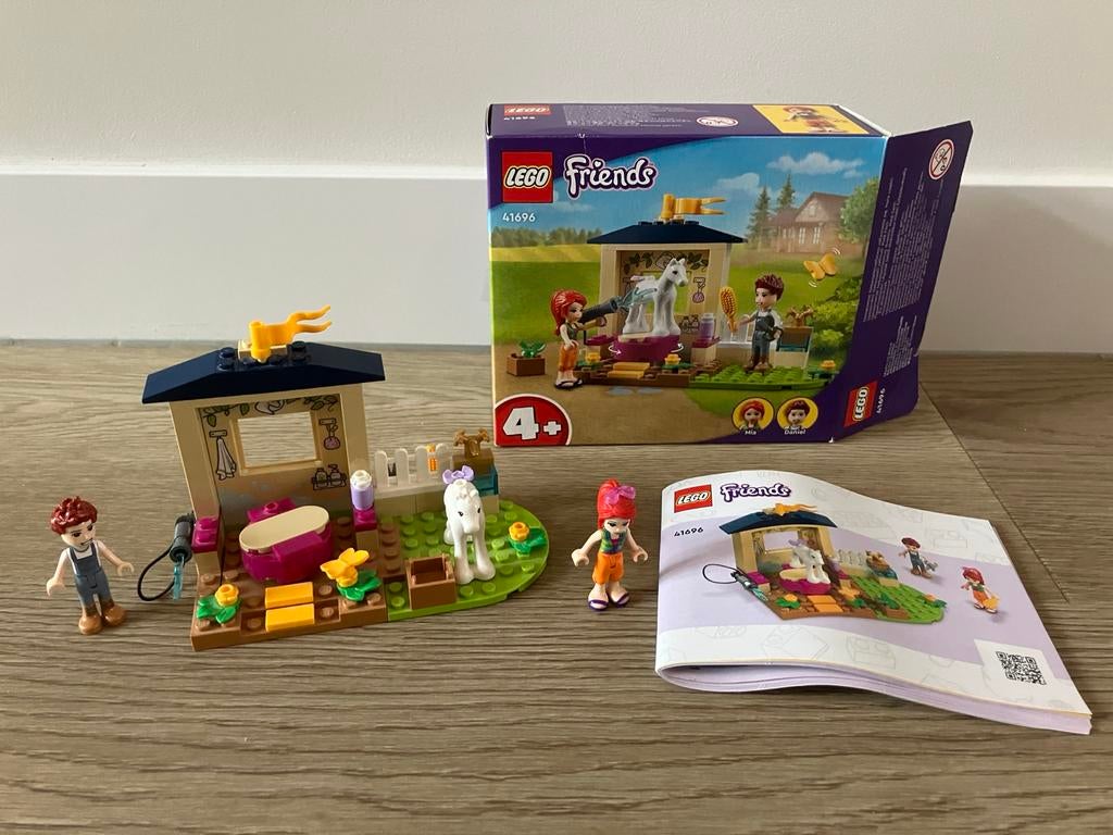 LEGO Friends Ponywasstal - 41696, Ophalen of Verzenden, Zo goed als nieuw, Complete set, Lego