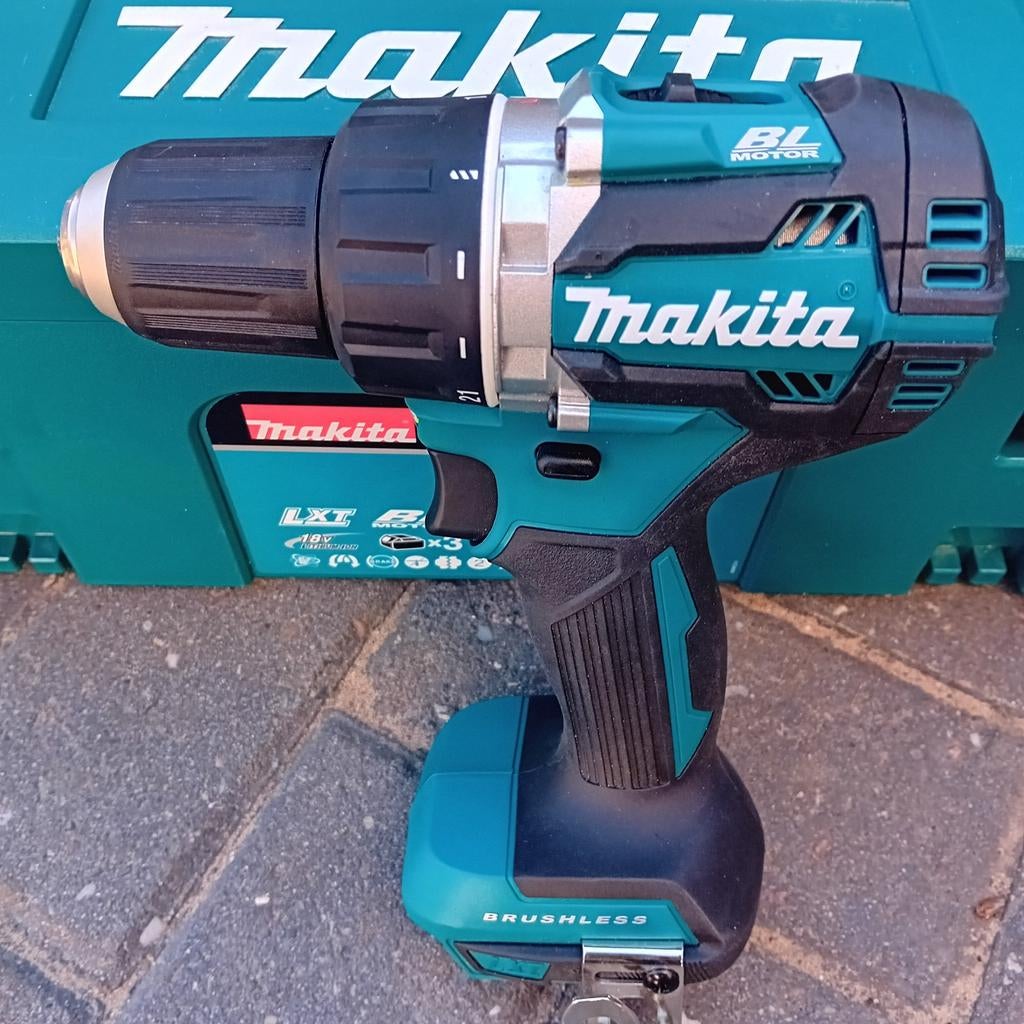 Makita DDF484 accu boor-schroefmachine 18V Mbox, Doe-het-zelf en Verbouw, Gereedschap | Boormachines, Ophalen of Verzenden, Zo goed als nieuw