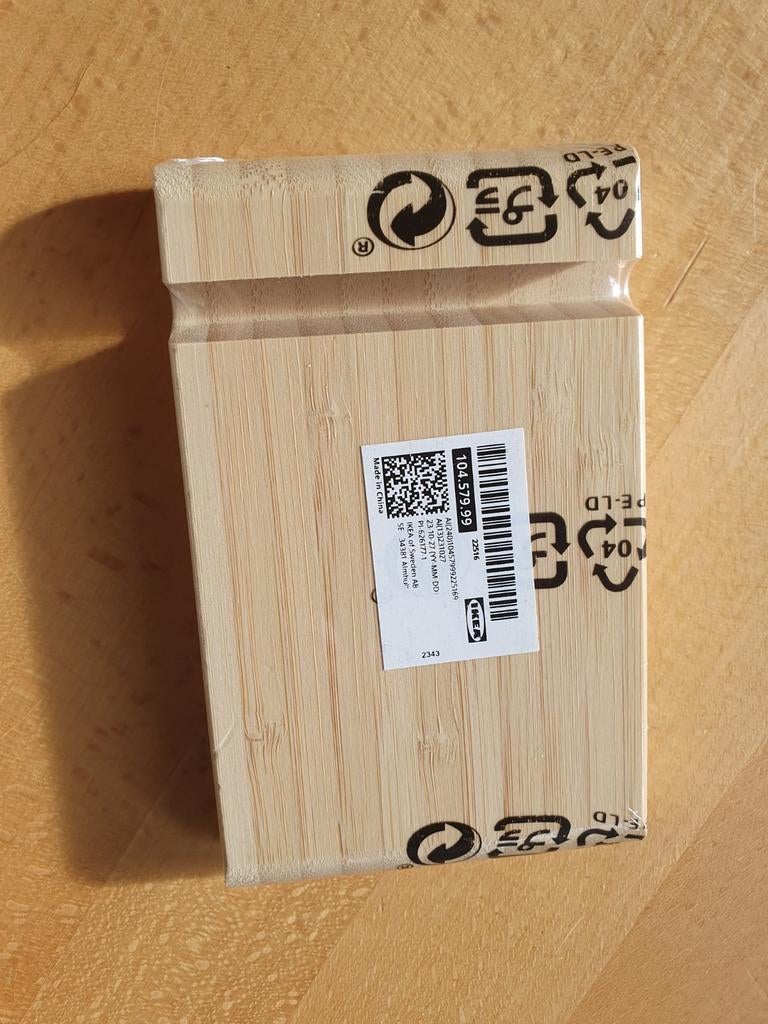 Houten houder voor telefoon - IKEA BERGENES, Ophalen of Verzenden