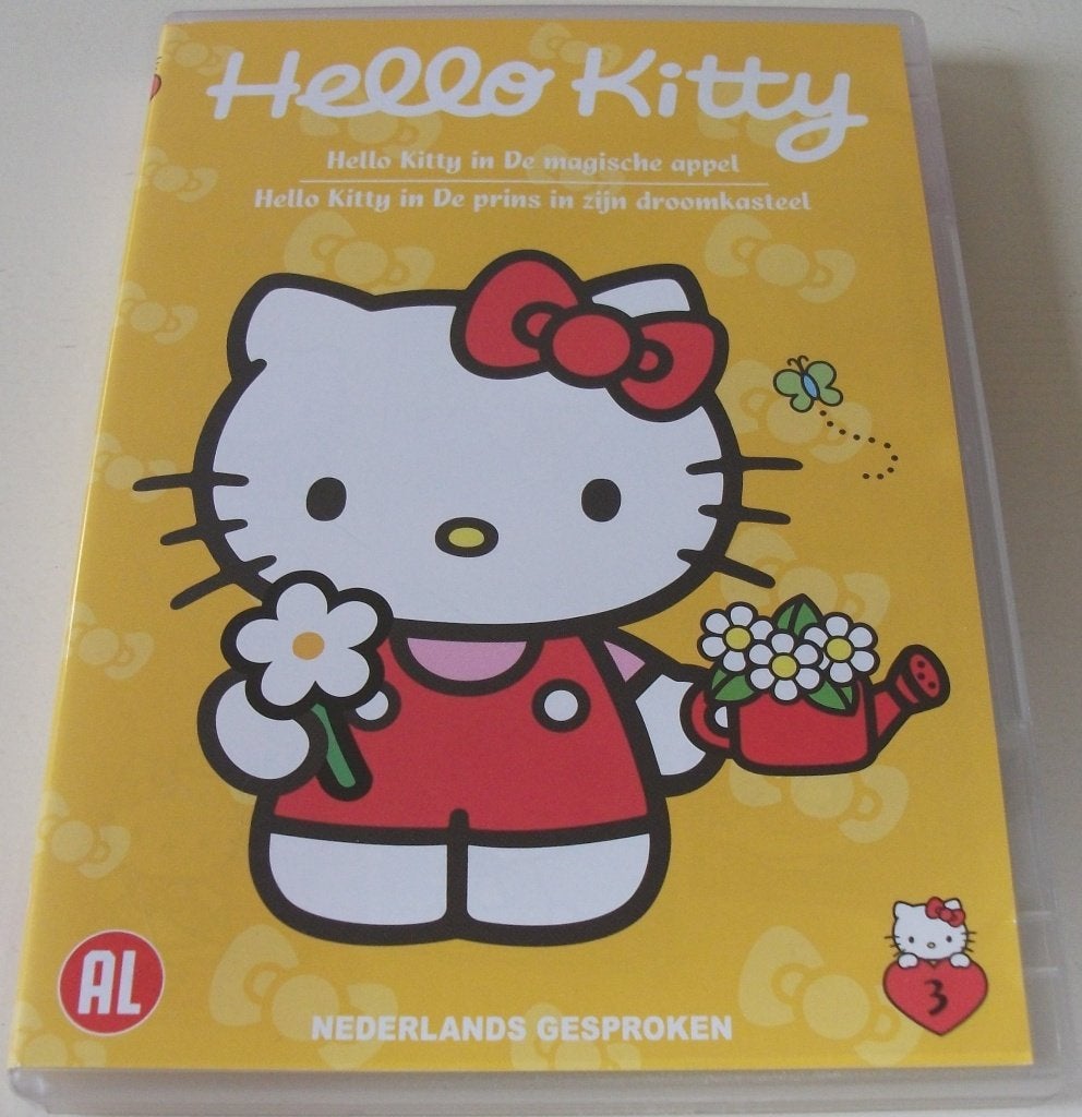 Dvd *** HELLO KITTY *** Deel 3, Tekenfilm, Ophalen of Verzenden, Zo goed als nieuw, Alle leeftijden