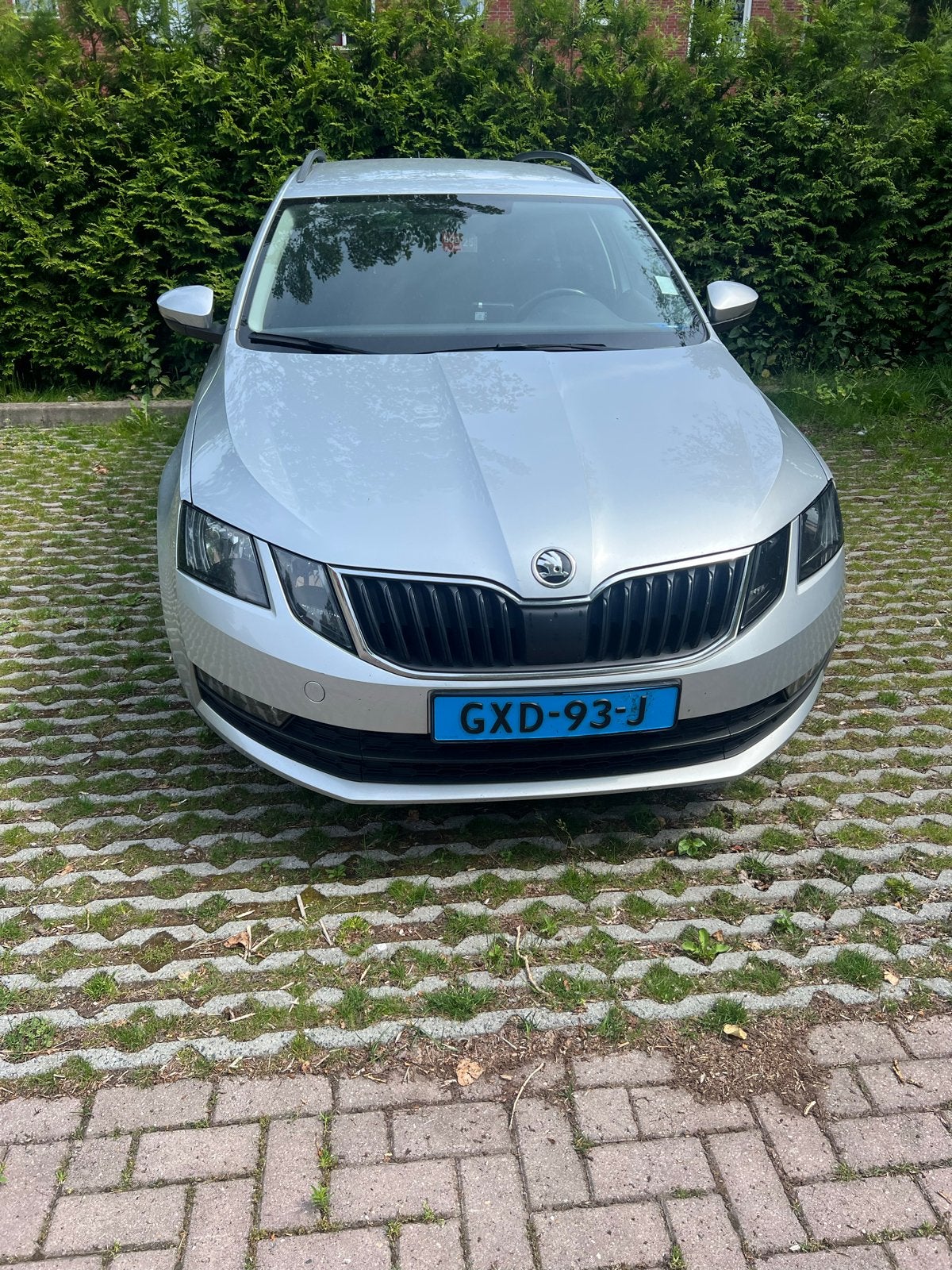 Skoda Octavia 1.6 TDI Greentech 115pk Dsg-7 2018 Grijs, Auto's, Skoda, Stof, Zwart, 4 cilinders, Stationwagon