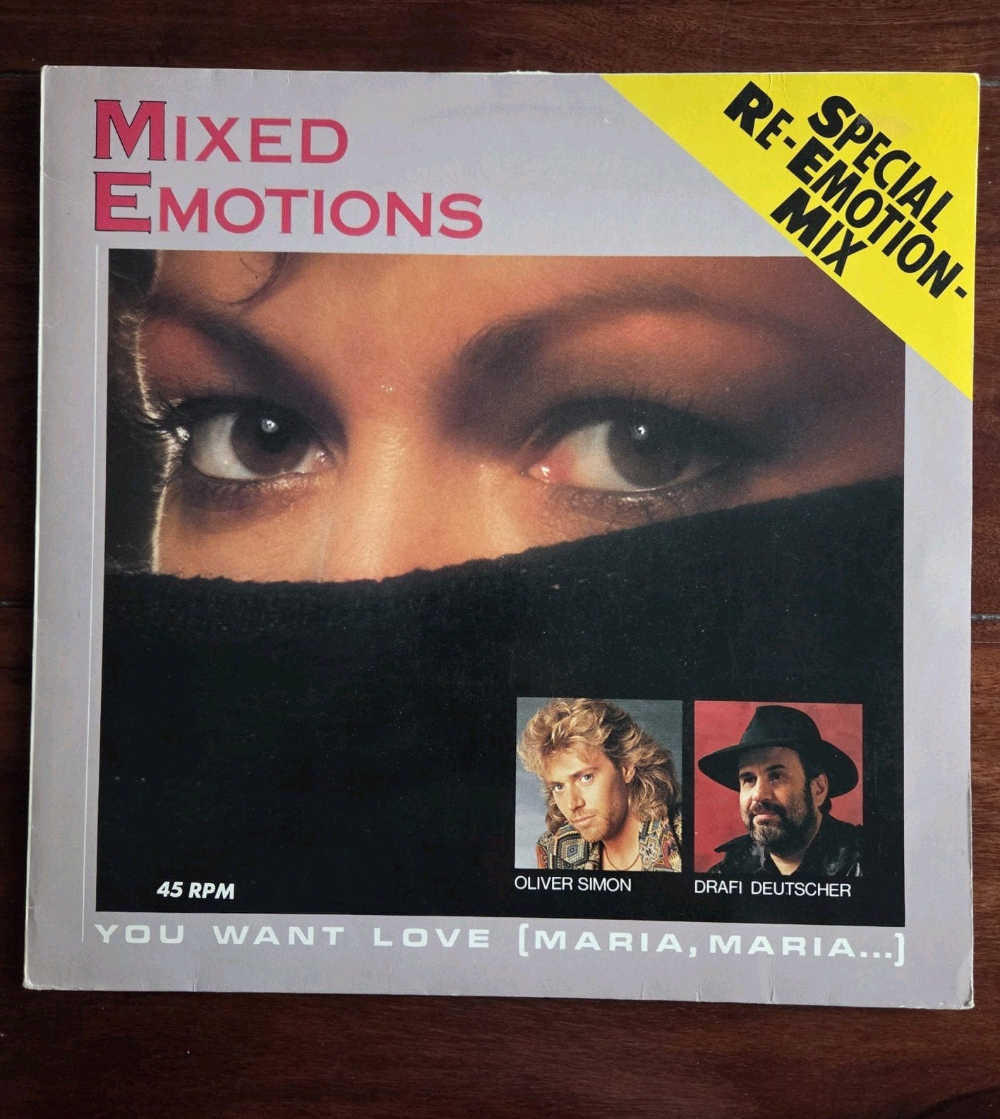 Mixed emotions you want love maxi single LP, Cd's en Dvd's, Ophalen of Verzenden, LP