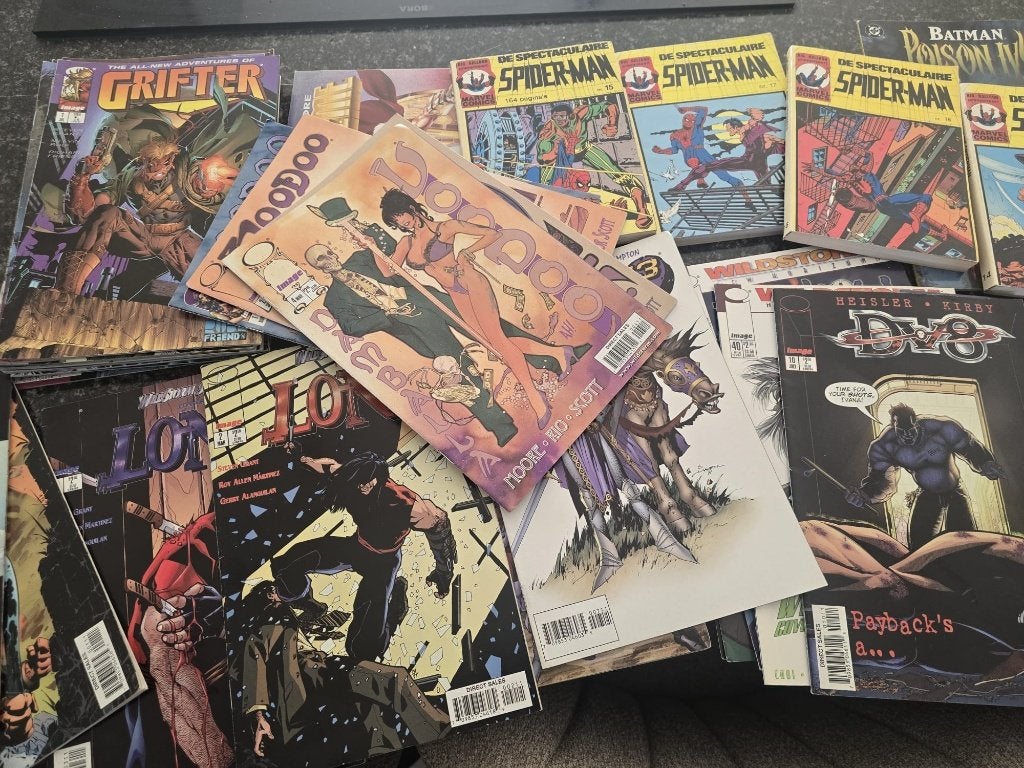Ruim 135 amerikaanse comics, Meerdere comics, Ophalen of Verzenden, Zo goed als nieuw, Amerika