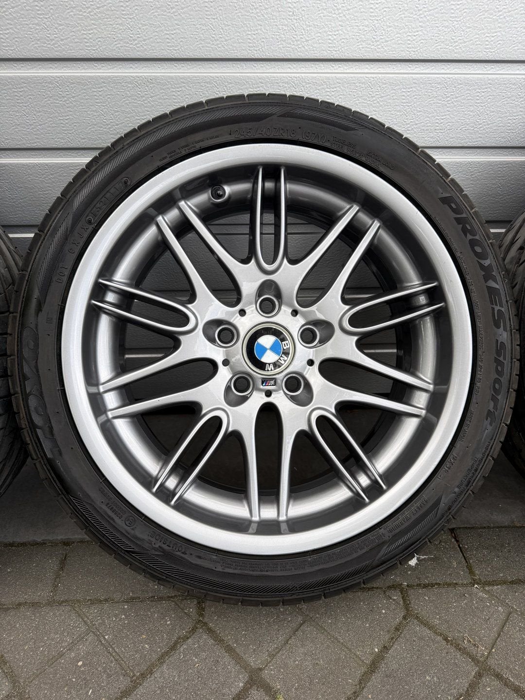 orig. 18 " BMW M5 5 serie E39 E38 E34 style 65 velgen banden, Auto-onderdelen, 18 inch, Gebruikt, -, 275 mm