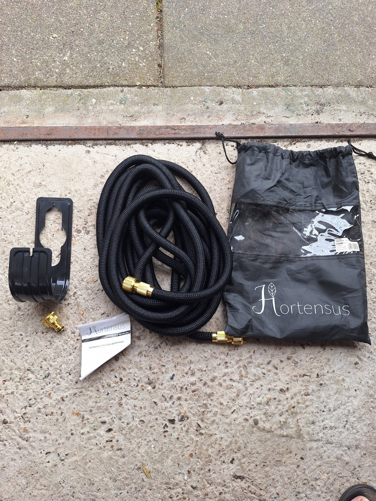 Hortensus Tuinslang met Koppelingen en Ophanghaak, Tuin en Terras, Tuinslangen, Ophalen, Nieuw, Tuinslang