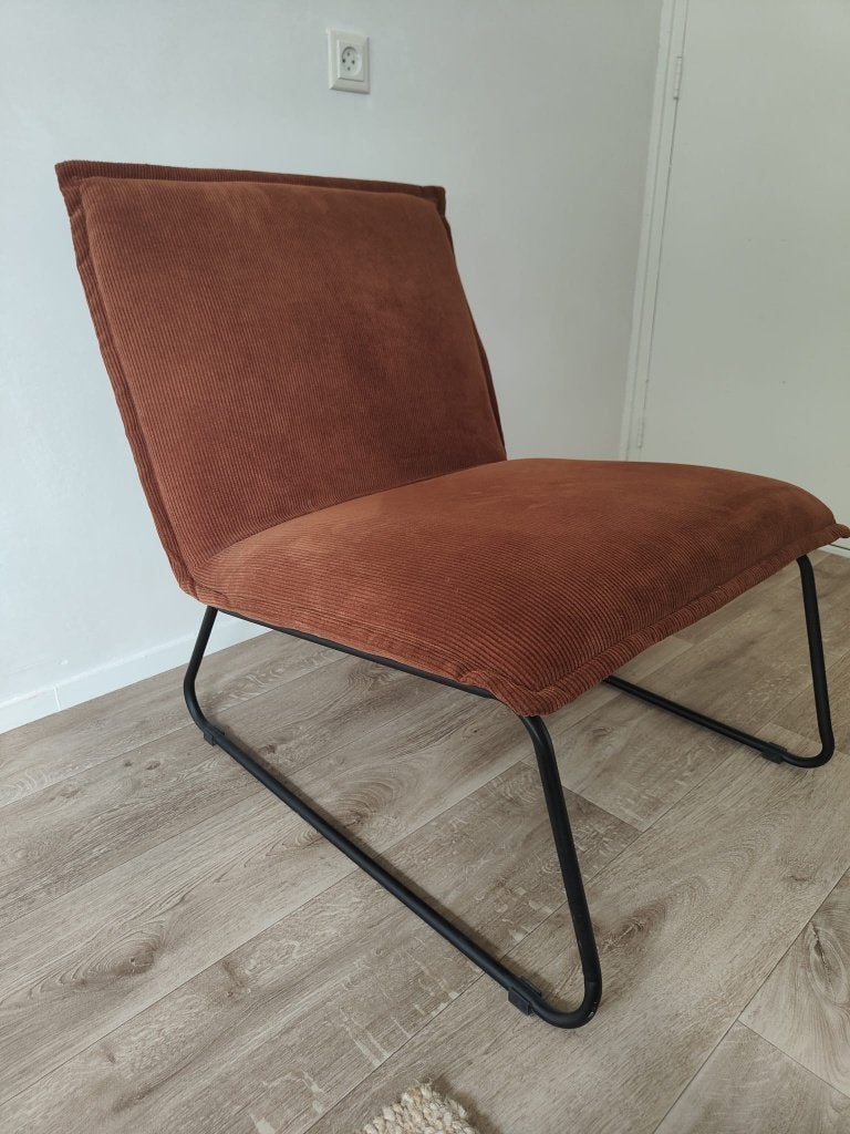 Fauteuil Leenbakker, Ophalen, 75 tot 100 cm, Zo goed als nieuw, Stof
