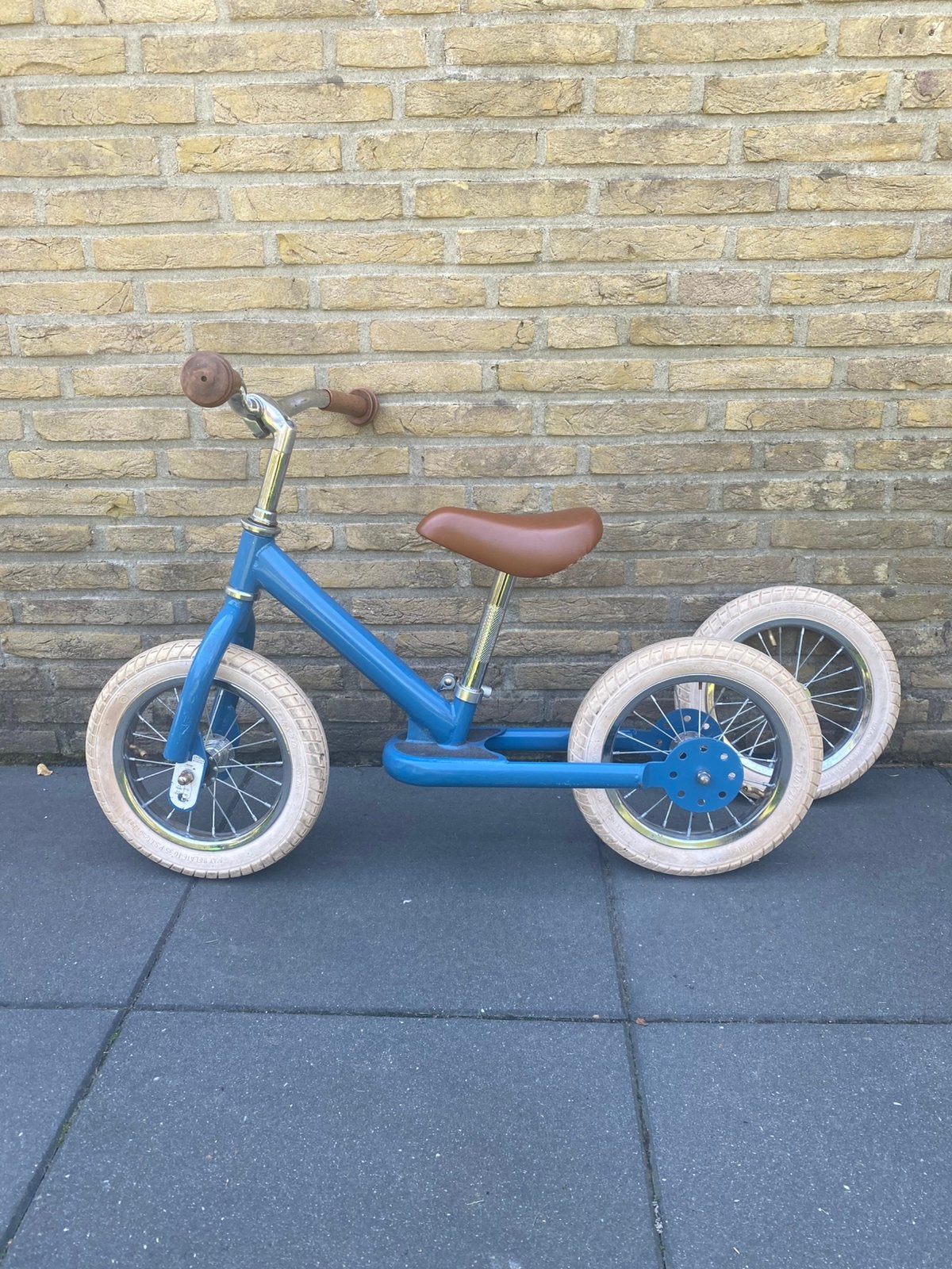 Trybike driewieler en tweewieler blauw, Fietsen en Brommers, Fietsen | Kinderfietsjes, Ophalen, Gebruikt, Minder dan 16 inch