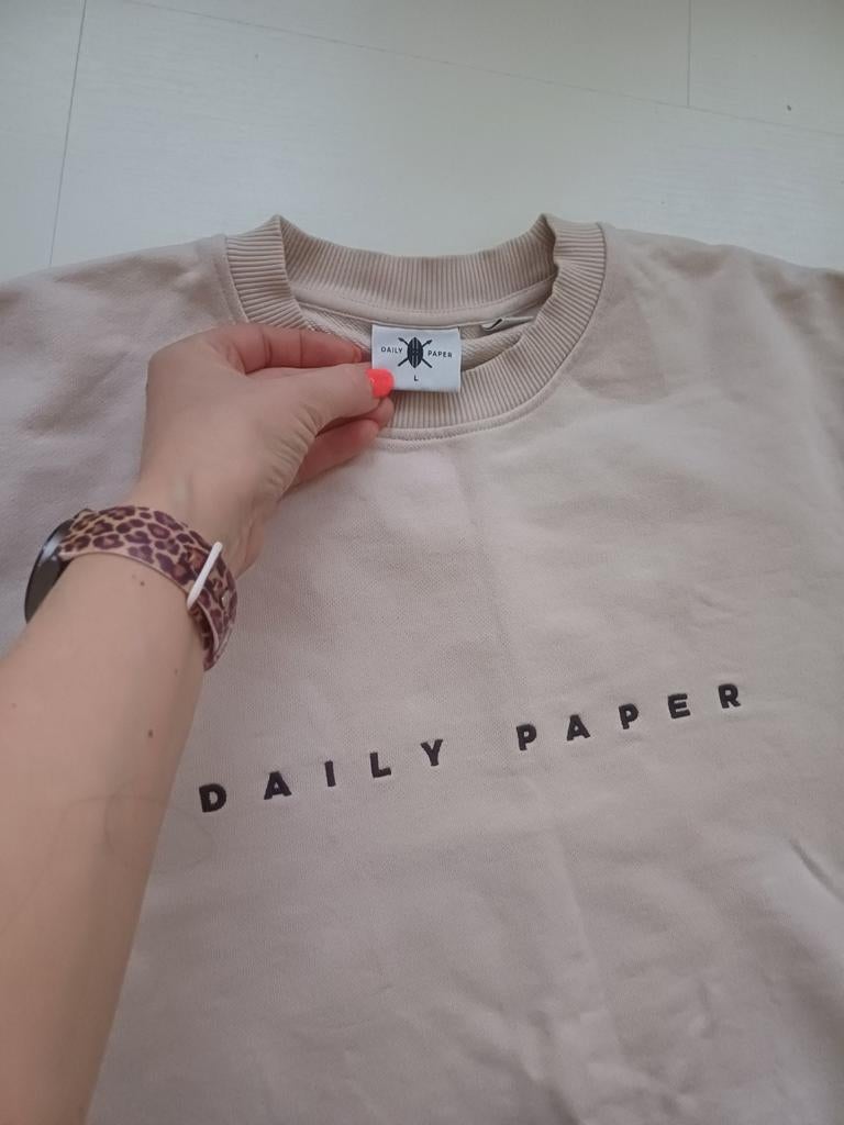 Originele Daily Paper sweater mt M/L  beige, Ophalen of Verzenden, Trui of Vest