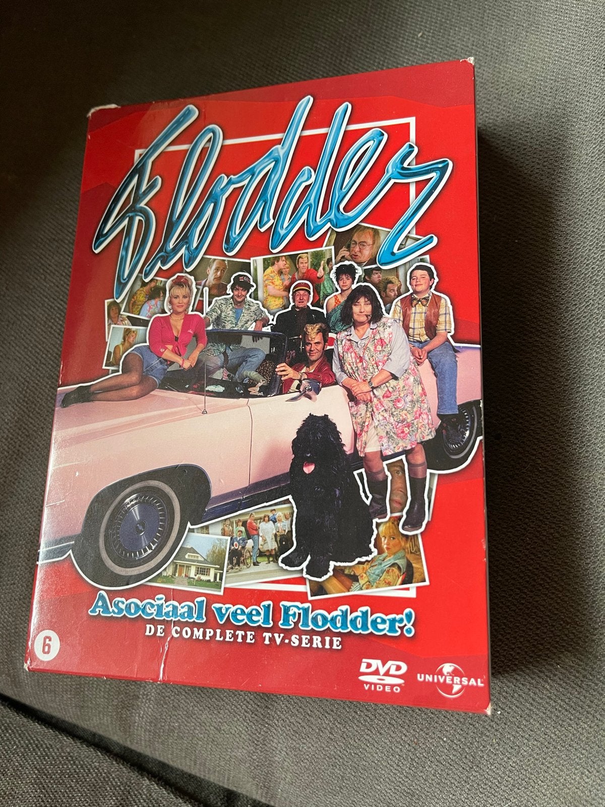 Flodder plus 2 films De complete tv-serie DVD, Gebruikt, Komedie, Vanaf 6 jaar, Complete serie