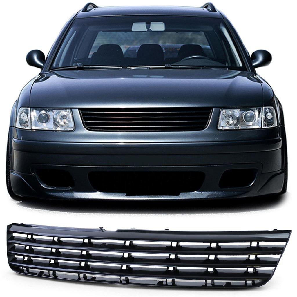 Grill Geschikt Voor VW Passat 3B Zwart Zonder Embleem, Auto diversen, Tuning en Styling, Verzenden