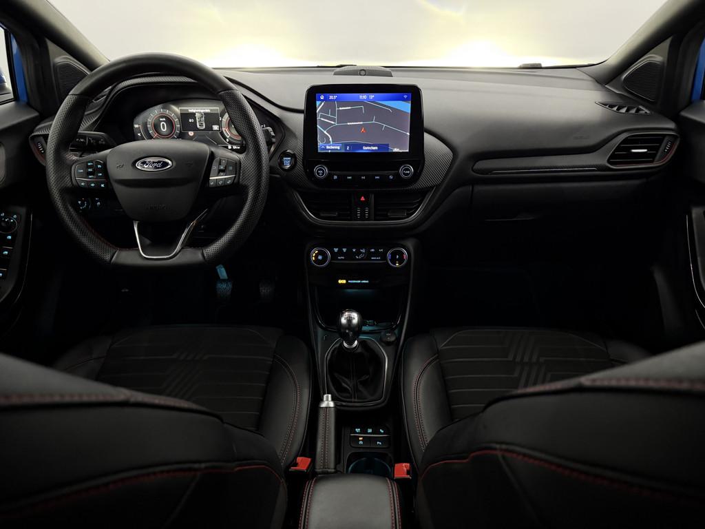Ford Puma 1.0 EcoBoost Hybrid ST-Line X Half leder, Camera,, Voorwielaandrijving, 125 pk, Euro 6, Blauw