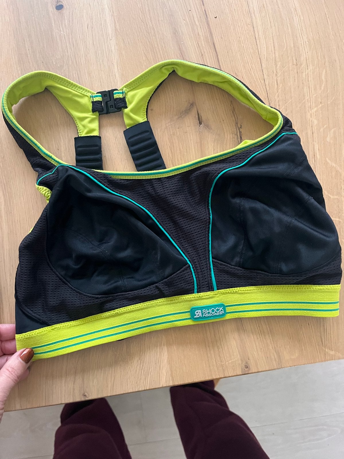 Shock Absorber sportbeha, Maat 38/40 (M), Zwart, Ophalen of Verzenden, Fitness of Aerobics