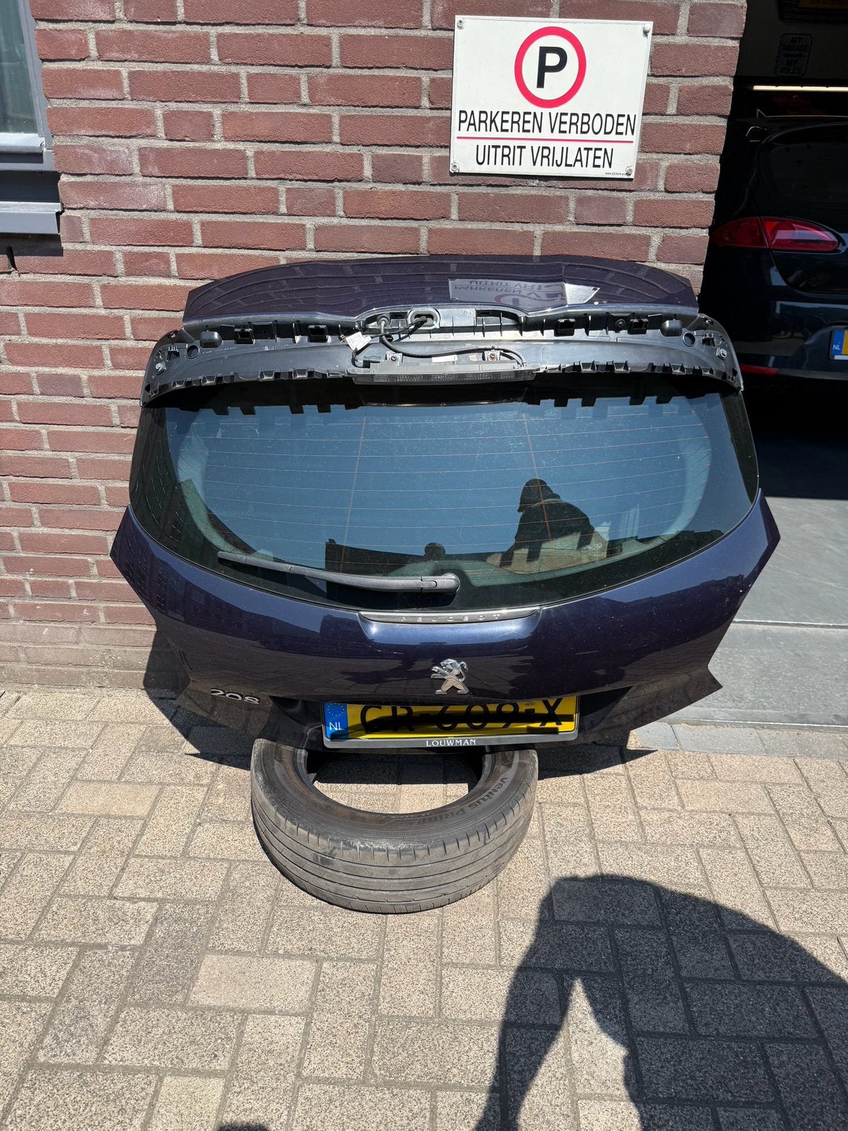Achterklep Peugeot 208 2012-2016 met gasveren, Ophalen of Verzenden, Peugeot, Achterklep